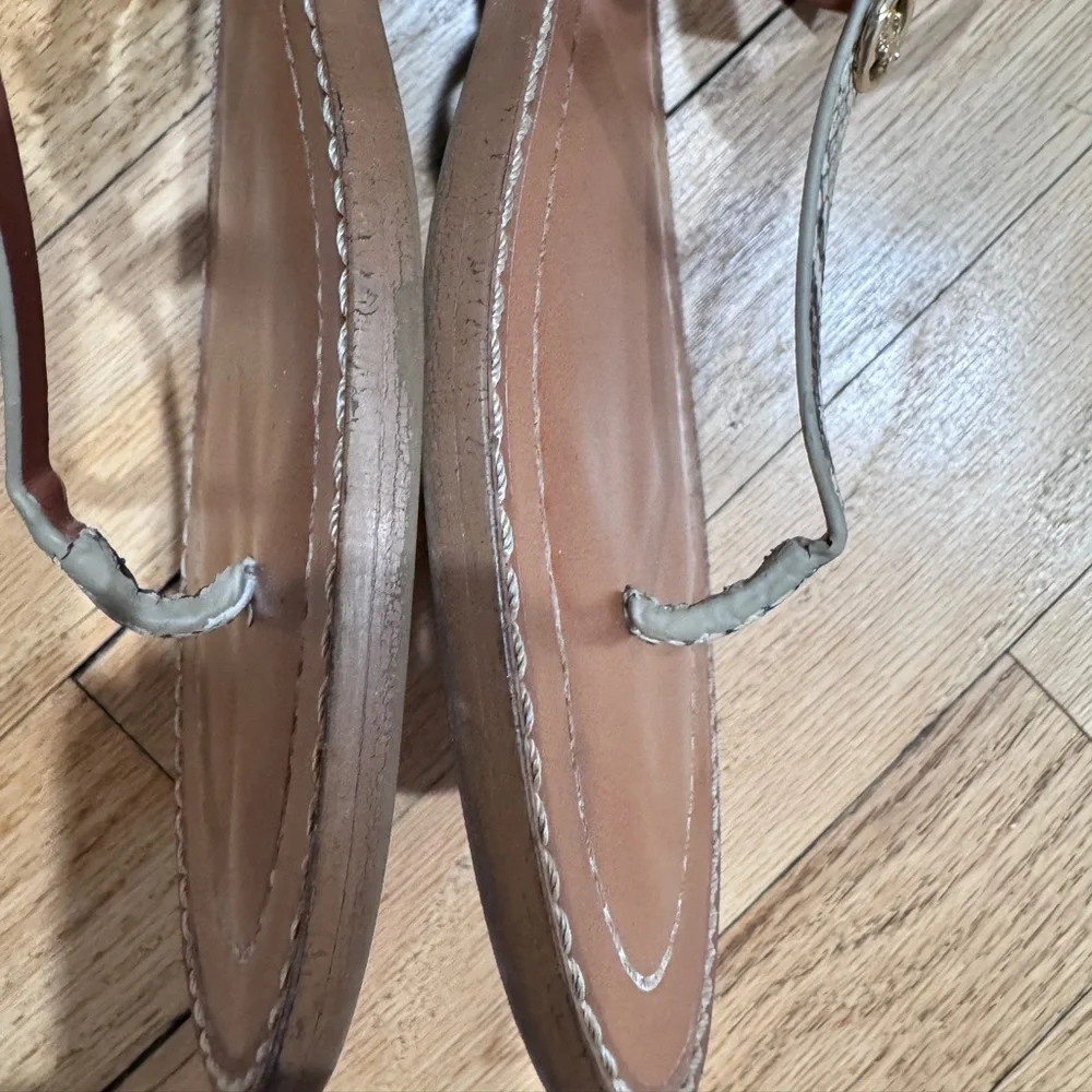 COACH Snake Print Sandals in size 7.5